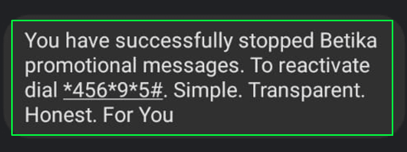 Kaip sustabdyti nepageidaujamus Betikos reklaminius pranešimus
