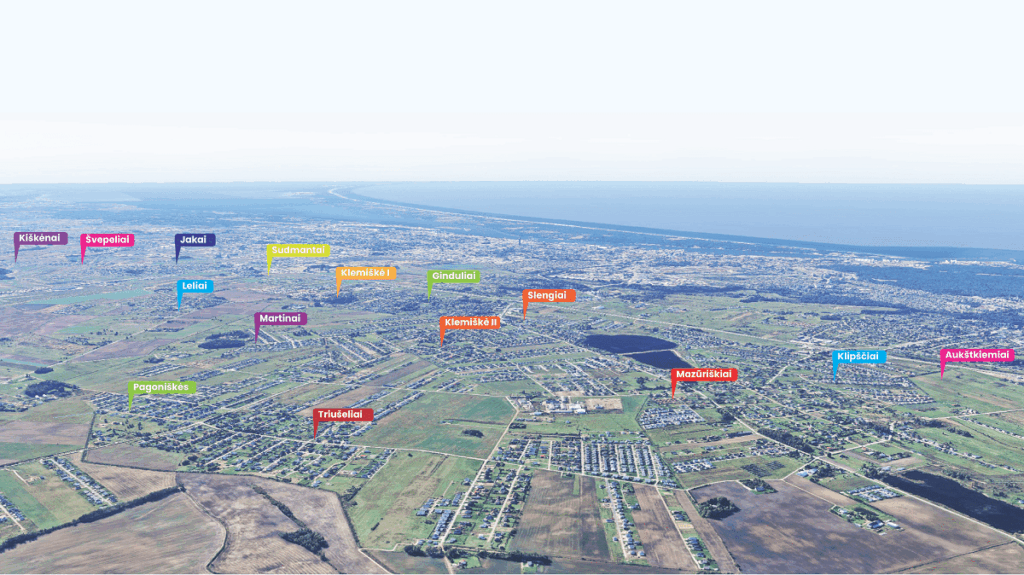 Bus atliekamas priemiesčio teritorijų urbanistinis tyrimas