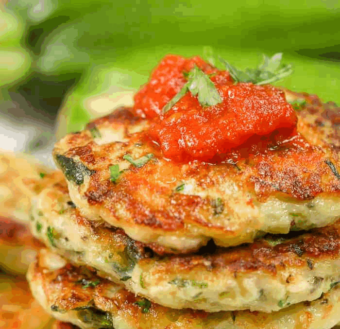 Blynai paruošti iš cukinijų Cukiniju blynai