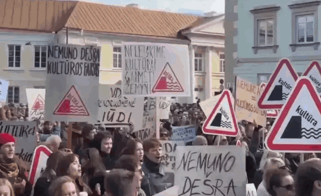 Kultūros protestas Lietuvoje
