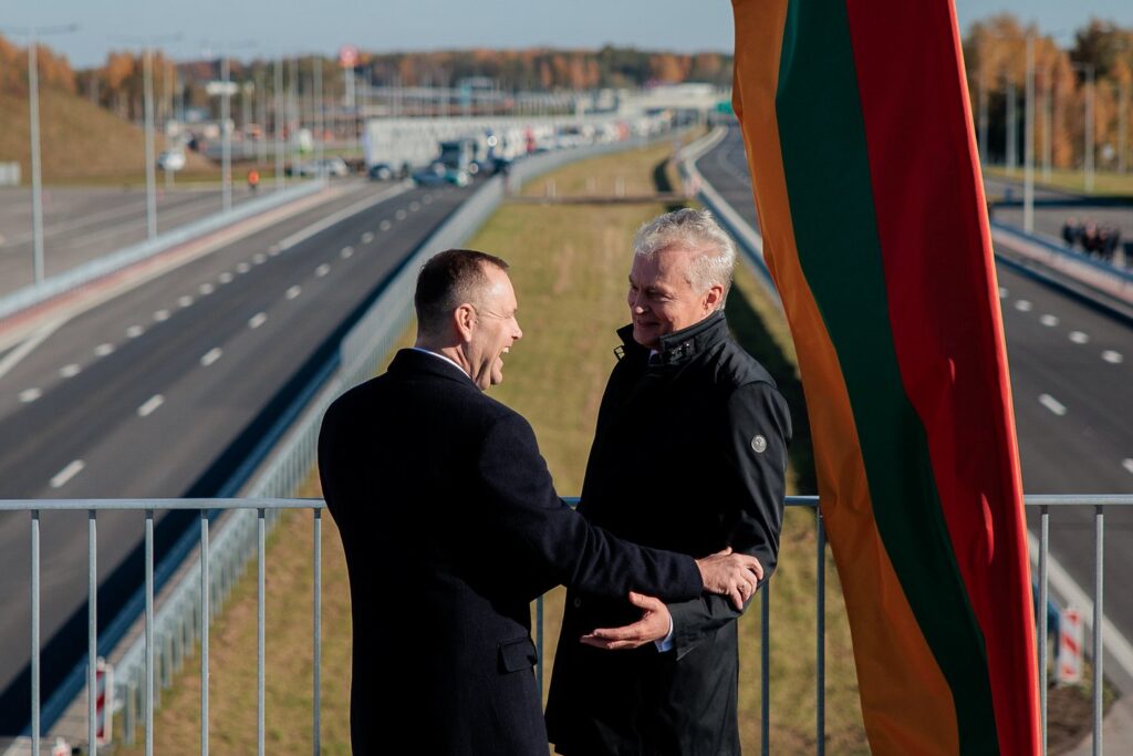 Rekonstruota Via Baltica atidaryta tarp Lietuvos ir Lenkijos