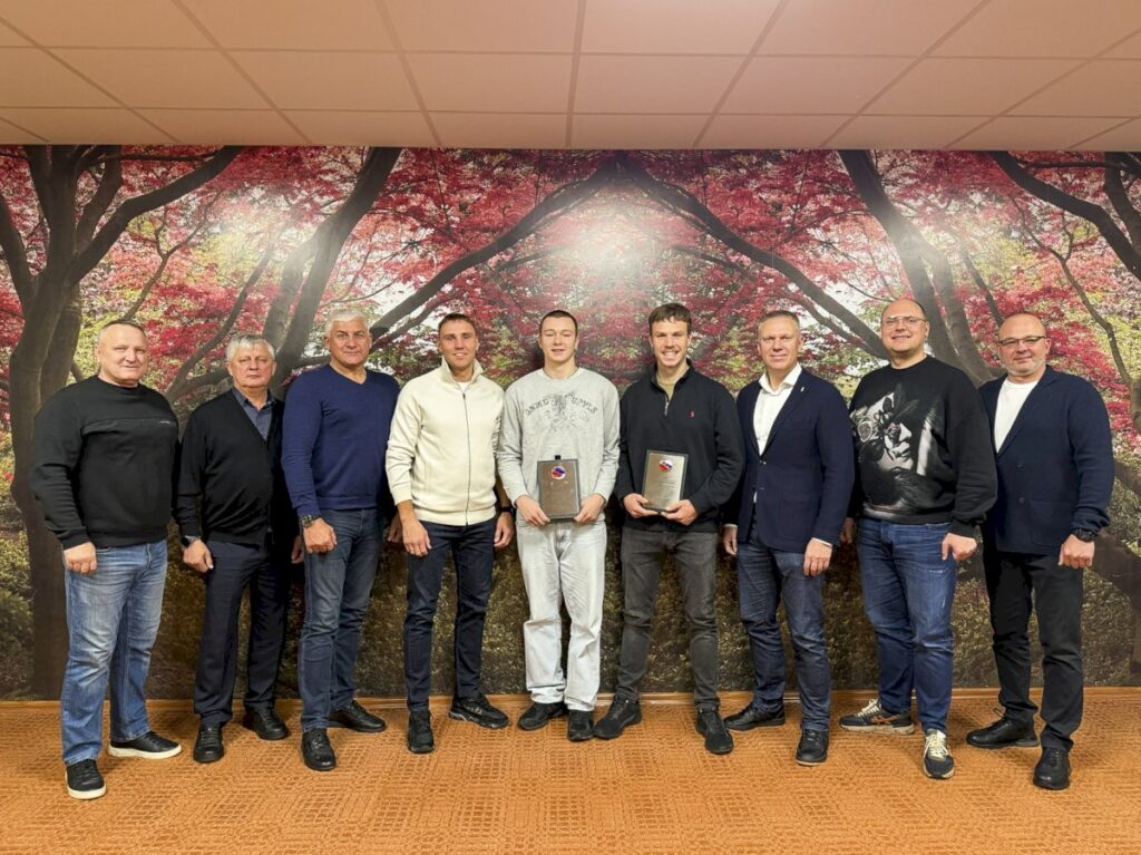 LBF VK posėdžio metu pagerbtas Europos jaunimo vicečempionas Daumantas Vilkas