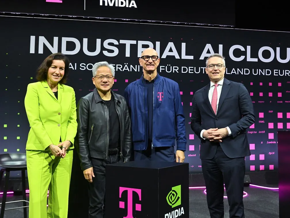 „Nvidia“ ir „Deutsche Telekom“ sudarė 1 mlrd. EUR partnerystę dėl duomenų centro Miunchene