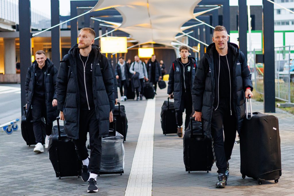 Lietuvos rinktinė pasiekė Amsterdamą