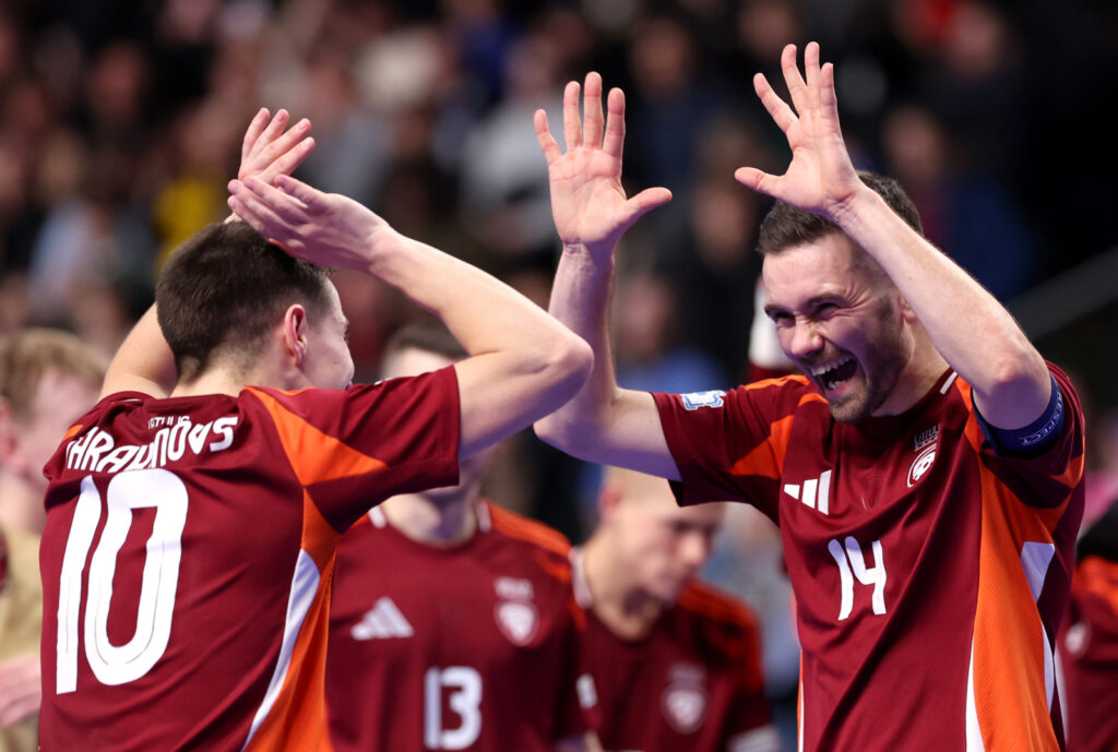 Rygoje startavo 2026 metų Europos vyrų salės futbolo čempionatas