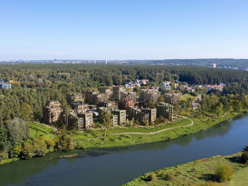 „Bigbank“ skyrė 36,43 mln. eurų finansavimą gyvenamajam kvartalui „Bukčiai“ Vilniuje