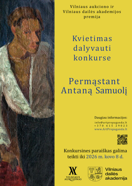 Vilniaus aukcionas ir VDA skelbia konkursą, skirtą Antanui Samuoliui