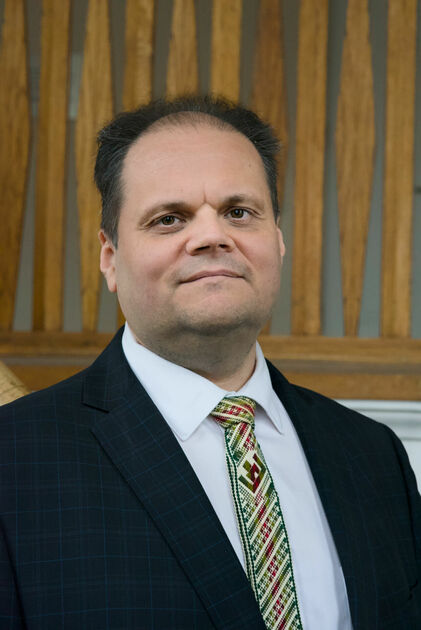 Ambasadoriui Marijui Gudynui suteiktas Ateitininkų federacijos garbės nario vardas