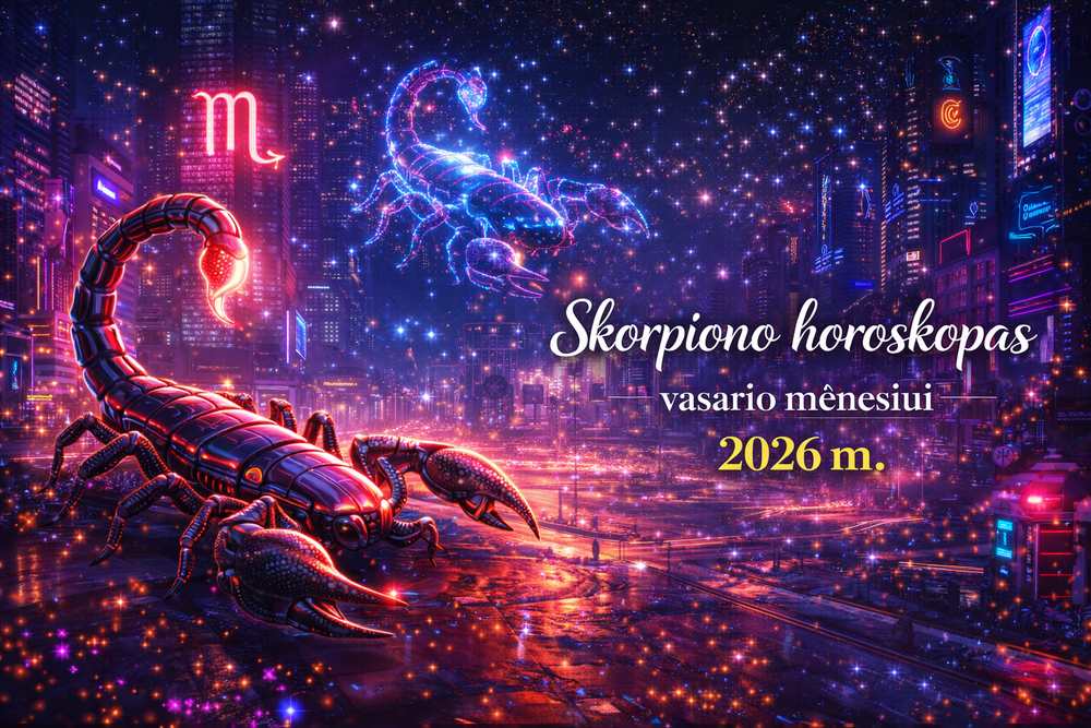 Skorpiono Horoskopas 2026-ųjų vasariui