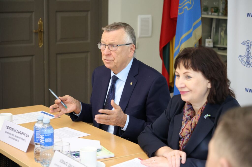 Kauno PPAR aptarė darbo rinkos klausimus su socialinės apsaugos ir darbo ministre
