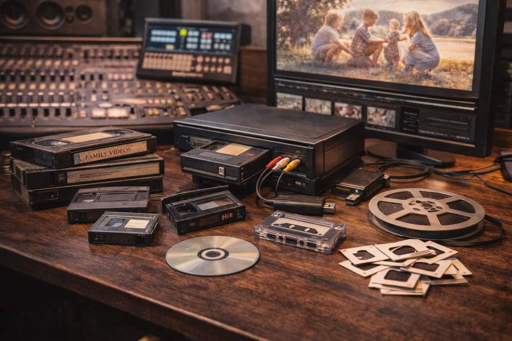 Vaizdo kasečių skaitmeninimo paslaugos Kaune