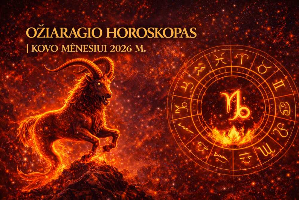 Ožiaragio horoskopas 2026-ųjų kovui