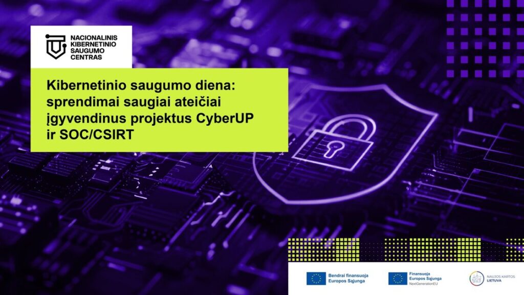 Lietuva stiprina kibernetinį saugumą: Vilniuje vyks „Kibernetinio saugumo diena“