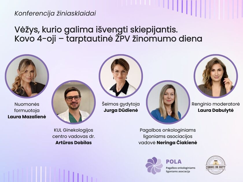 Lietuva neįgyvendins PSO tikslų dėl gimdos kaklelio vėžio eliminavimo be papildomų priemonių