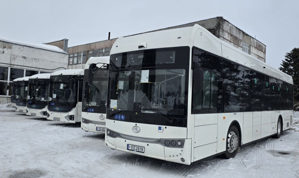 Plungės autobusų parką papildė 6 nauji elektriniai autobusai