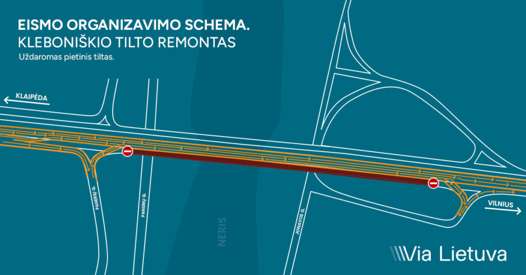 „Via Lietuva“ tęsia Islandijos plento ties Kaunu rekonstrukcijos darbus
