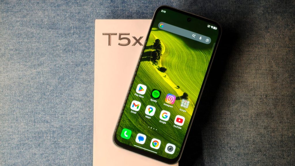 „vivo T5x“ dizainas atskleistas prieš pasirodymą Indijoje