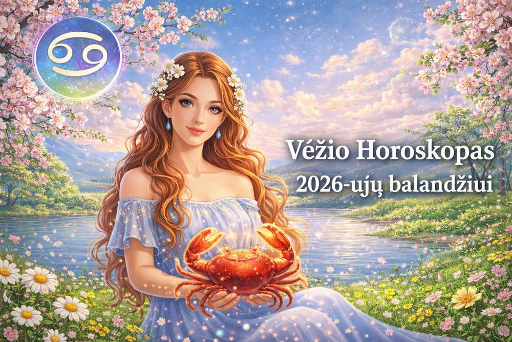Vėžio horoskopas balandzio menesiui 2026 m