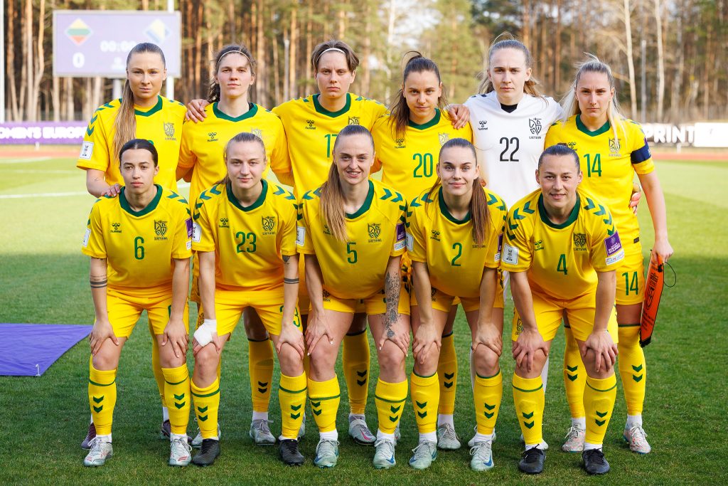 Lietuvos moterų futbolo rinktinė nugalėjo Bosniją ir Hercegoviną FIFA atrankos turnyre