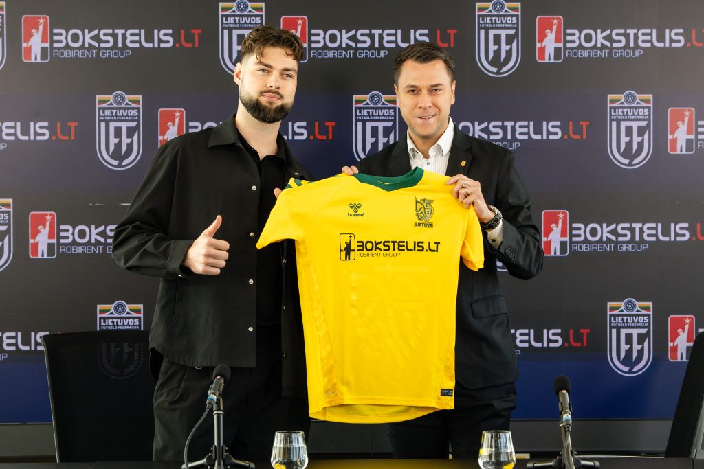 Lietuvos futbolo federacija pristatė naują partnerį – Bokštelis.lt