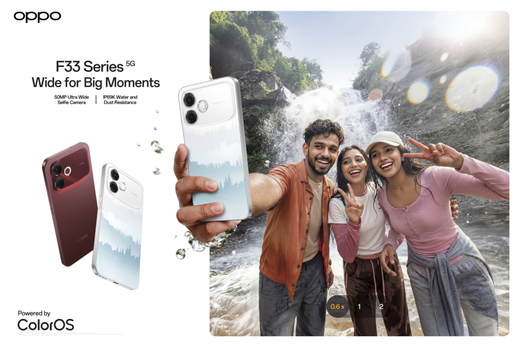 OPPO F33 5G ir F33 Pro 5G: Daug dėmesio skiriama asmenukėms, patvarumui ir ilgam akumuliatoriaus veikimo laikui